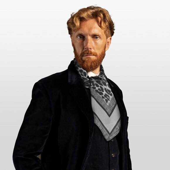 27.5 Inches Satin Head Scarf -Hair Scarf Silk Head Scarf Silk Bandana Silk Hair - Picture 3 of 7